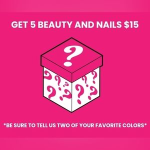 Beauty And Nail Items Mystery Bundle-5 for $15